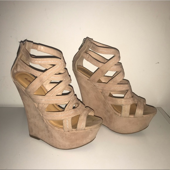 dollhouse shoes wedges